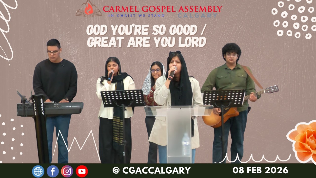 English Worship Session || God You're so Good / Great Are You, Lord || February  8 2026