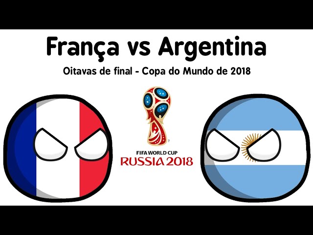 FRANÇA 4x3 ARGENTINA, OITAVAS DE FINAL, COPA 2018