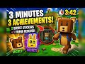 3 Minutes, 3 Achievements 😱 | Super Bear Adventure Fast Run | 3 Dakikada 3 Başarı