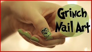 grinch nail nails christmas designs cutepolish easy holiday