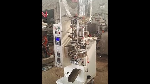 High speed silica gel desiccant packing machine