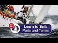 Ep 4  apprendre  naviguer  partie 1  parties du bateau et terminologie de la voile