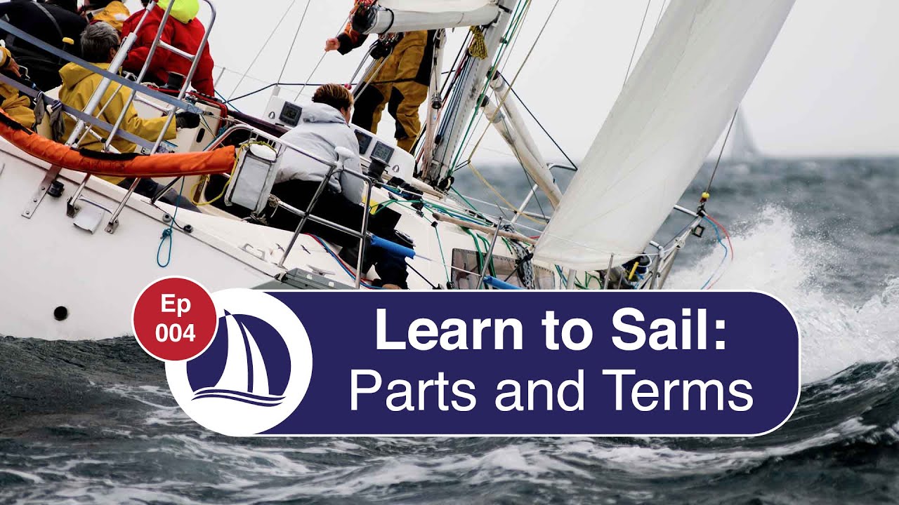 Ep 4 Learn to Sail Part 1 Parts of the Boat and Sailing Terminology