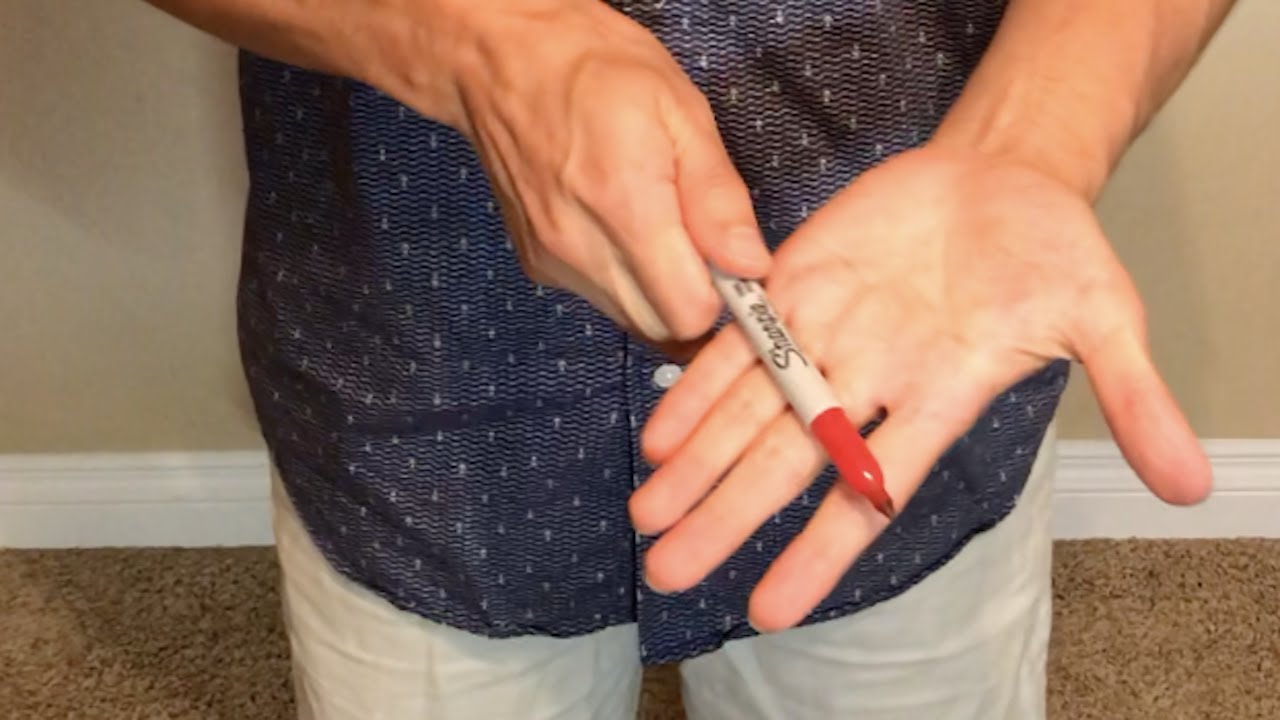 Sharpah Hand Sleight of Hand With a Sharpie - YouTube