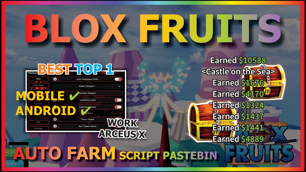 One Fruit Simulator: Auto Farm, Auto Open Chests, Auto Collect