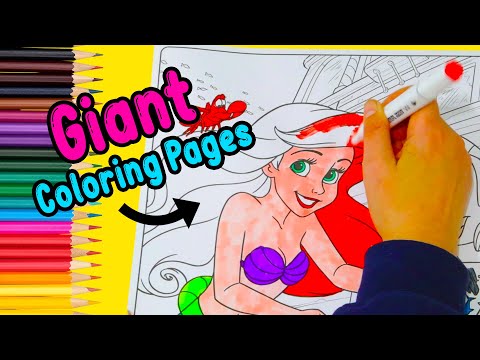Disney Princess Giant Coloring Pages