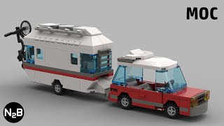 Lego 6694 Car with camper tutorial