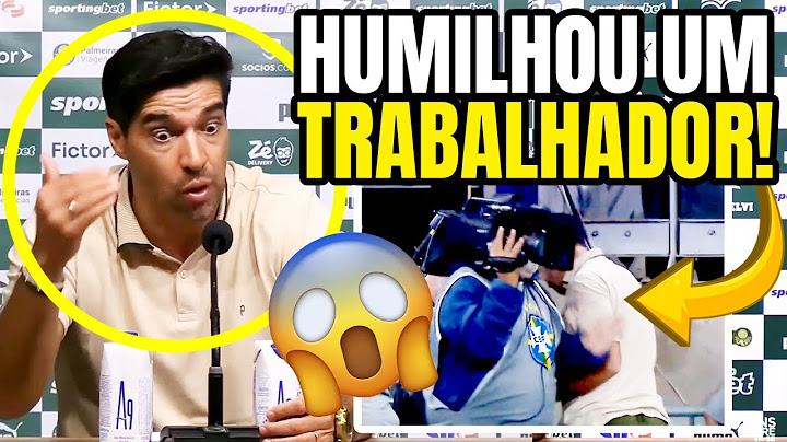 🚨 INACREDITÁVEL! Abel Ferreira EMPURRA CINEGRAFISTA e DETONA o Câmera na Coletiva! 😳🔥