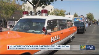 Hundreds of cars in Downtown Bakersfield car show