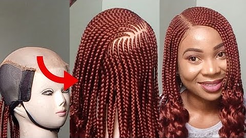 NO CLOSURE / HOW TO MAKE SIDE PART CURLY BRAIDED WIG / Nkemjeffrey