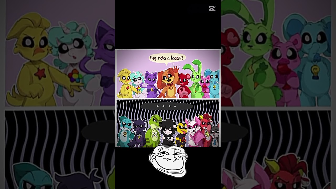 smiling critters x nightmare critters edit ☠️