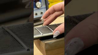 Watch how I perfectly install stainless frets 💅