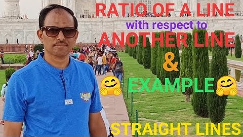 #RATIO OF LINE w.r.t ANOTHER LINE#STRAIGHT LINES# PHANI sir#