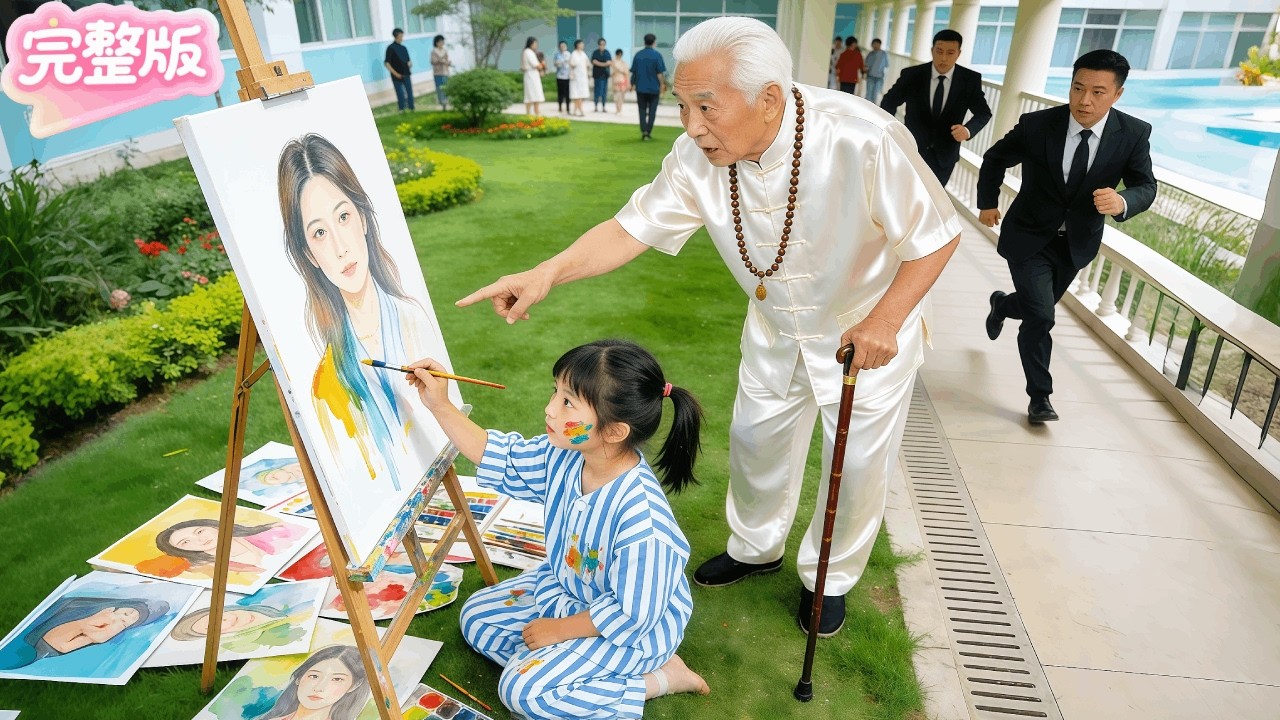 爲幫媽媽！重病的5歲萌娃在醫院賣畫籌錢治病！不料首富只看一眼就認出是自己的親孫女！一聲令下，千億豪車到場帶回家寵上天！#热门短剧 #drama #chinesedrama #先婚后爱