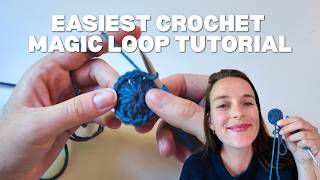 EASIEST Crochet Magic Loop Tutorial (right-handed) | this method changed my life!
