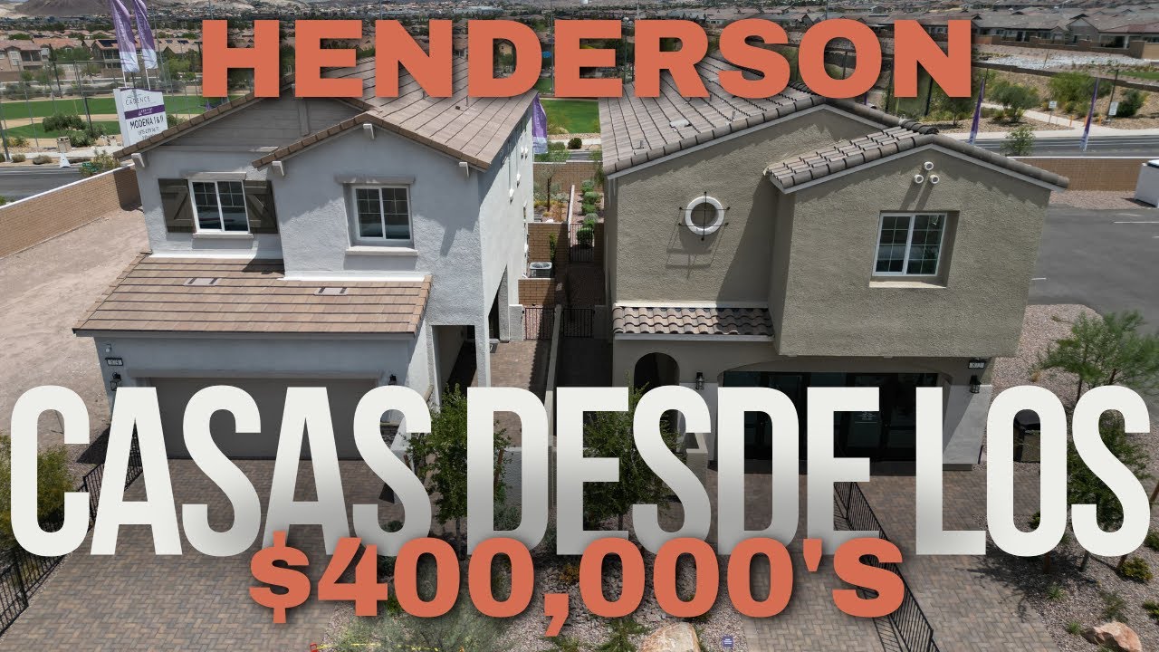 Descubre las Nuevas Casas en Henderson: Modena I en Cadence | Mercado ...