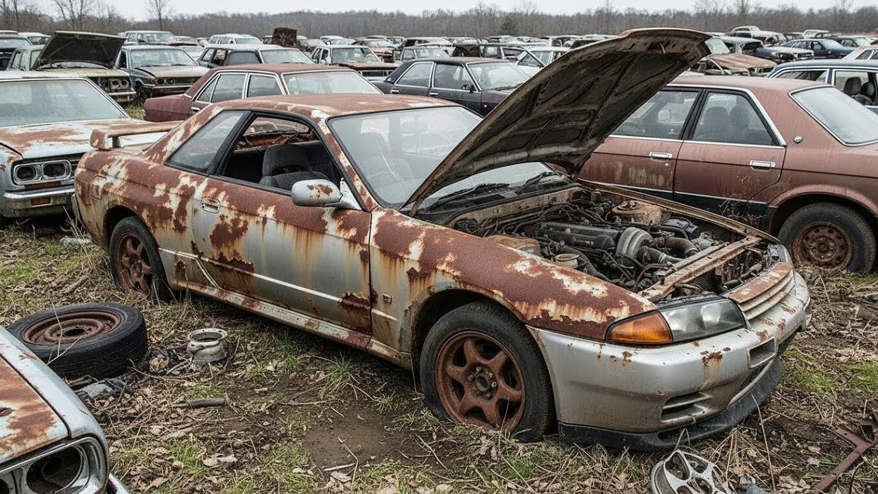 ASMR Car Restoration I Found An Abandoned 1990 Nissan Skyline GT-R R32 And Fully Restored It
