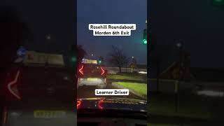 Rosehill Roundabout Morden 6th Exit #Drivinglessons #Learnerdriver #Instructor #Driving night time