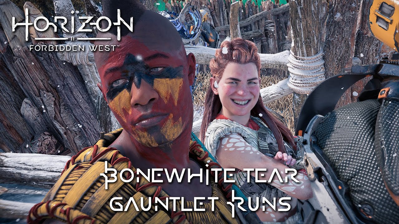 Bonewhite Tear Gauntlet Runs Horizon Forbidden West PS5 Coouge