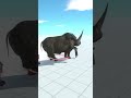 Woolly Rhinos vs Spider Baza | Epic CGI Battle | ARBS - Animal Revolt Battle Simulator