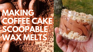Making Scoopable Wax Melts | Coffee Cake