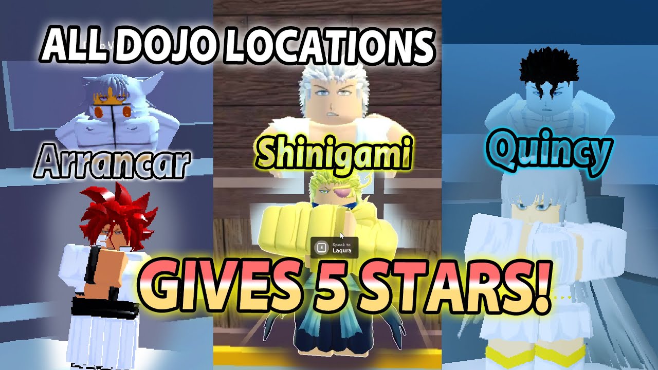 WHERE TO FIND ALL DOJO AND TRAINER LOCATIONS + They Give 5 Stars! | Peroxide