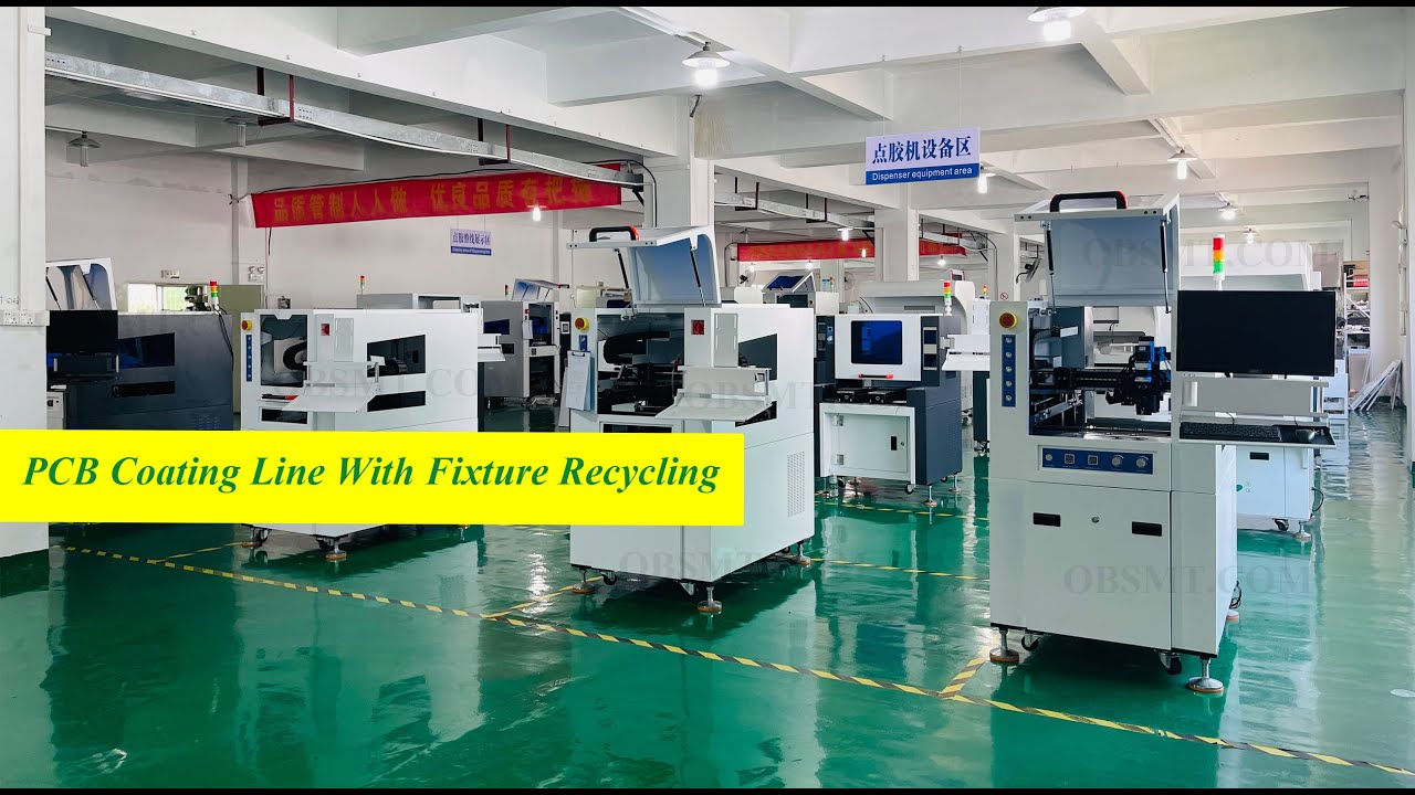 Pcb Coating Line With Fixture Recyclingconformal Coating Machinesmt 
