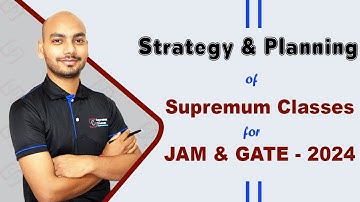 Best Course for IIT JAM | GATE | Mathematics | Statistics | Supremum Classes | 2024
