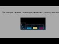 Chromatography,paper chromatography,column chromatography and its types