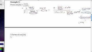 Double Angle Formulas 1