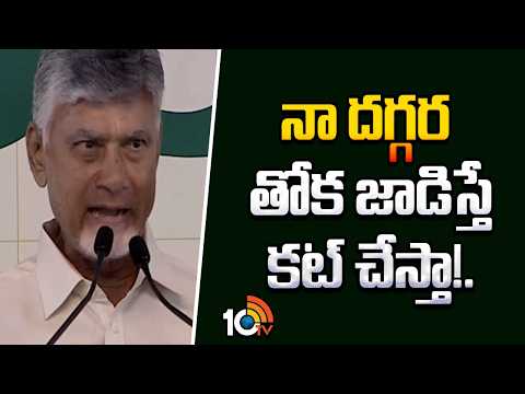 నా దగ్గర తోక జాడిస్తే కట్‌ చేస్తా!| CM Chandrababu Comments On Jagan | 10 TV - 10TVNEWSTELUGU