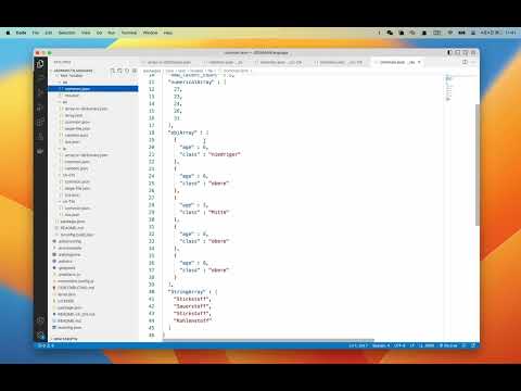 Translate JSON files with Super Coder -- Demo with VS Code