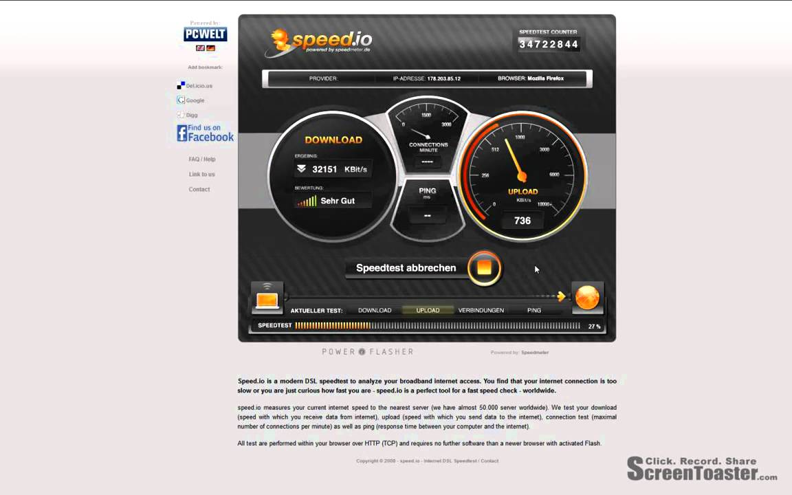 Unitymedia Speedtest - ALT - YouTube