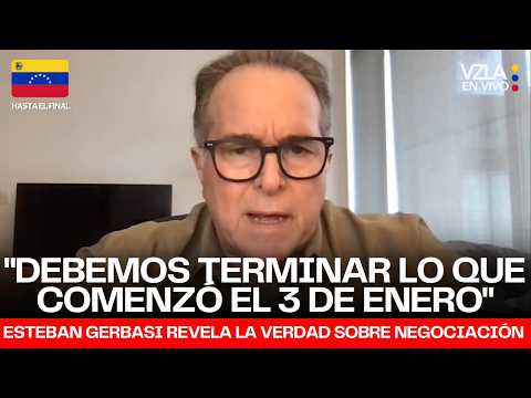 🇻🇪 🚨 "NO MORE EXCUSES!": ESTEBAN GERBASI REVEALS THE TRUTH ABOUT THE AUGUST 1ST NEGOTIATIONS
