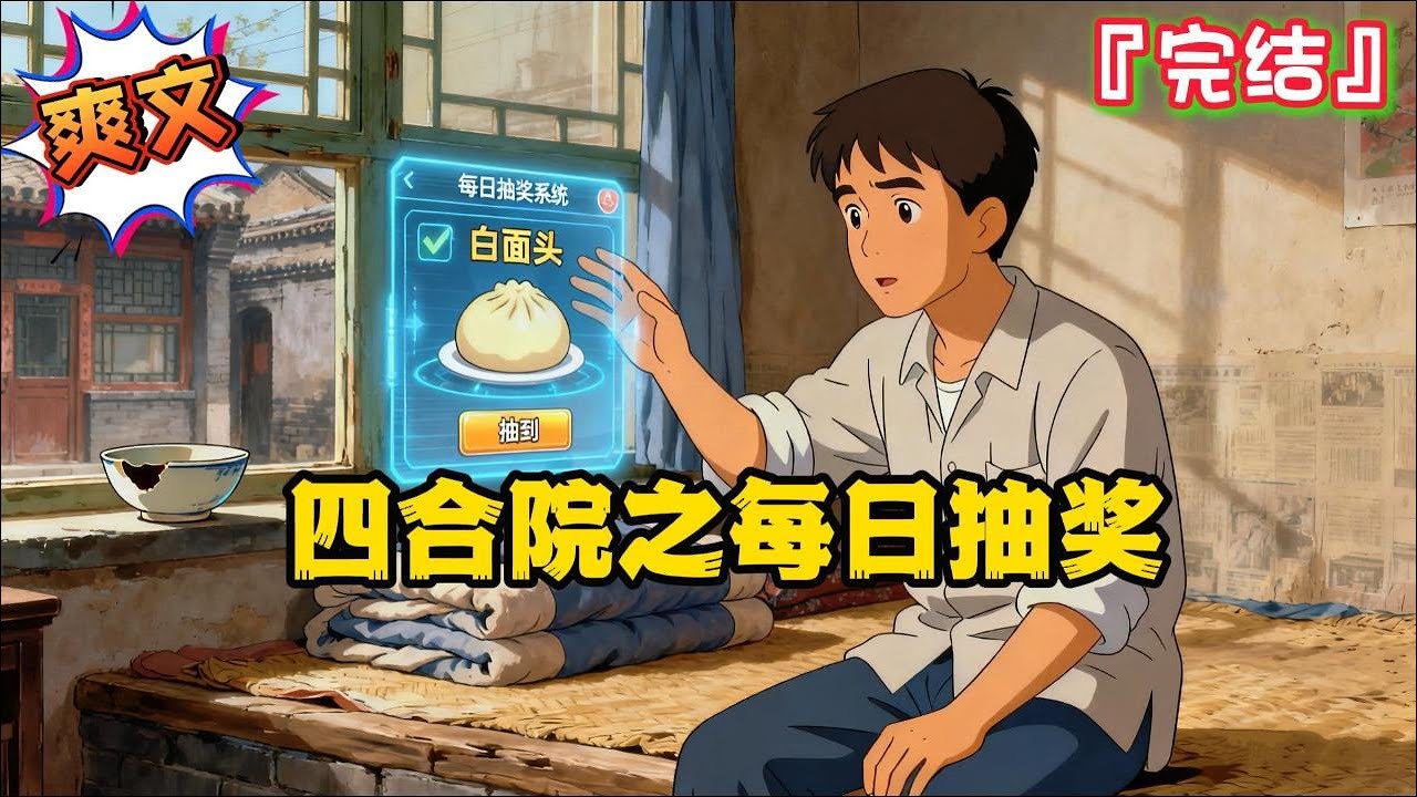 完结《四合院之每日抽奖》主角易小海，魂穿到1954年的四九城，入住情满四合院，带着每日抽奖系统，过幸福生活…  