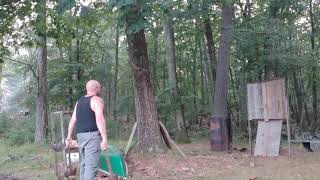 Double double axe throwing.