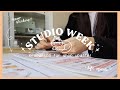 STUDIO WEEK 📦 shop update, mental health stickers, and LOTS of talking :D