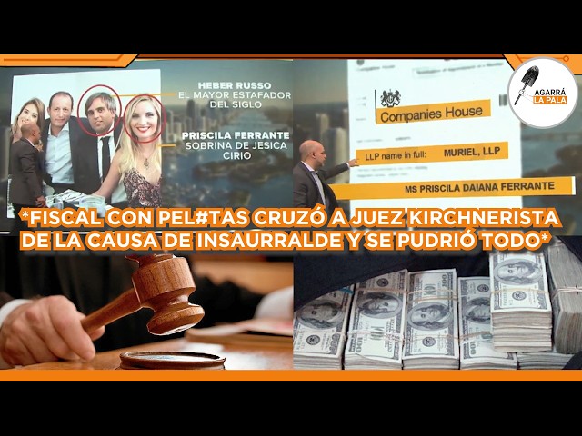 FISCAL CON PEL*TAS SE PLANTA CONTRA JUEZ KIRCHNERISTA EN CAUSA INSAURRALDE Y SE PUDRE TODO "AVANZAR"