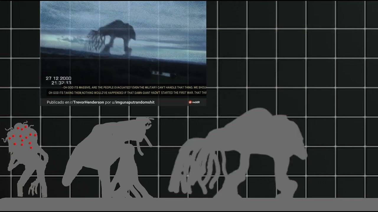 Trevor Henderson fan made comparación de tamaños de nuevo XD