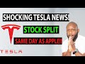 HUGE TESLA 5 for 1 STOCK SPLIT ON THE SAME DAY AS APPLE | Tesla stock analysis | best stocks to buy