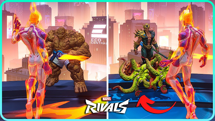 All Human Torch Unique Reactions & Hero Interactions Marvel Rivals