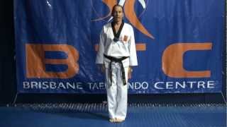 Basics - Low Block in Front Stance - Brisbane Taekwondo Centre