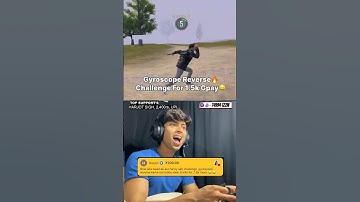 Gyroscope Reverse Challenge🔥#bgmi #bgmilive #shorts #bgmishorts #highlights #viralshorts #viral