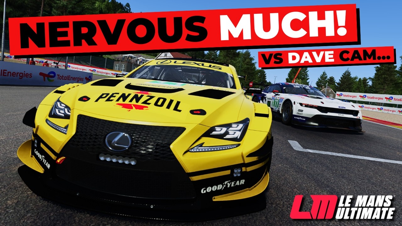 Dave Camera Racing The Rev VS Dave Cam:- Confidence was Optional! GT3 @ Spa on LMU! - YouTube