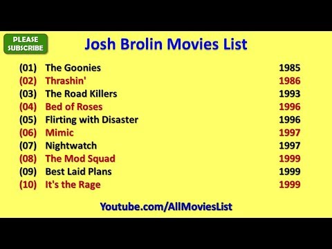 Josh Brolin Movies List