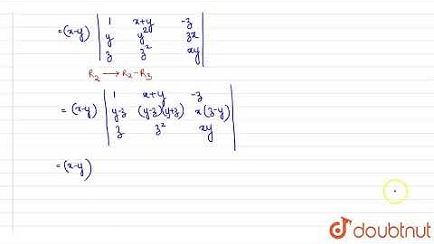 By using properties of determinants, prove that br`|[x,x^2,yz],[y,y^2 | Class 12 Maths | Doubtnut