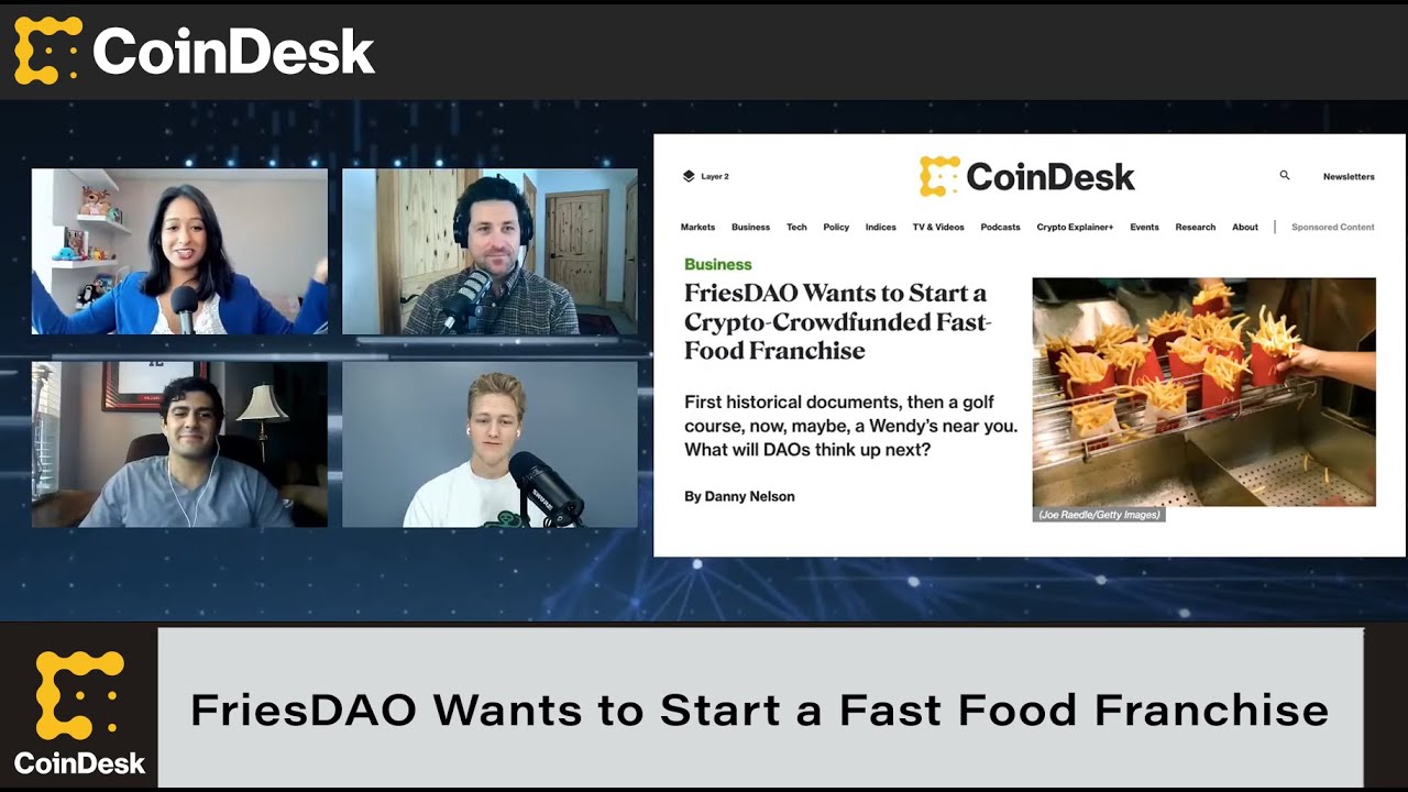 FriesDAO Wants to Start a Crypto-Crowdfunded Fast Food Franchise