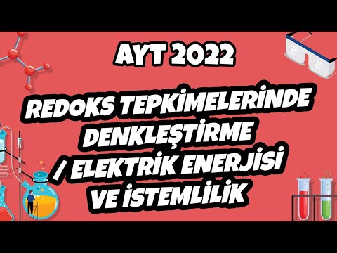 Video: Bütün redoks reaksiyalarında?