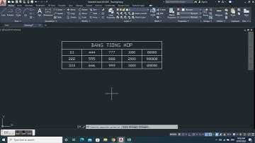 CHUYỂN BẢNG TỪ CAD SANG EXCEL TỰ ĐỘNG