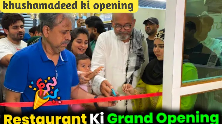 khushamaseed restaurant ki grand opening #sabaibrahim #sabakajahan #khushamadeed #sabaibrahim vlog 🥰
